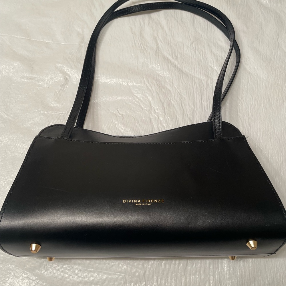 Divina Firenze Black Shoulder Bag